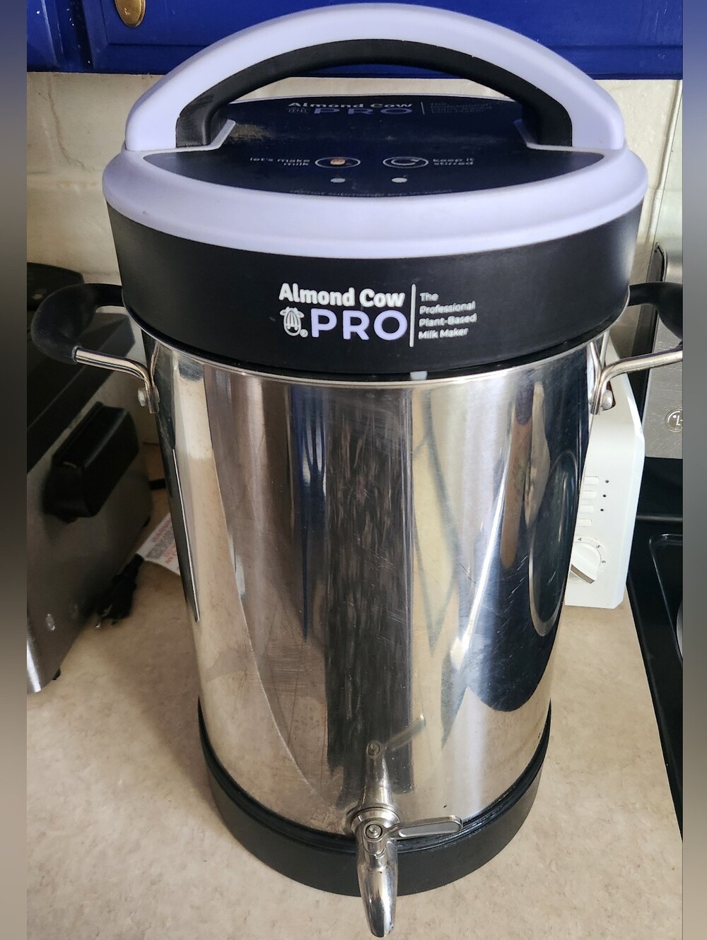 Almond Cow Pro Plant-Based Milk Maker - Stainless Steel & Black